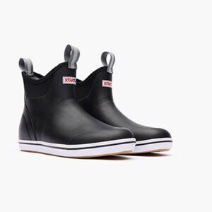 XTRATUF Men's Black Boat Shoes
